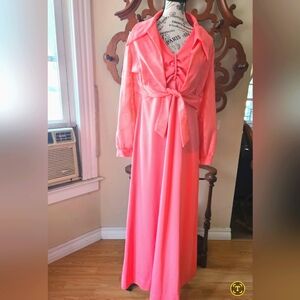 Vintage 70’s Gown With Matching Jacket.